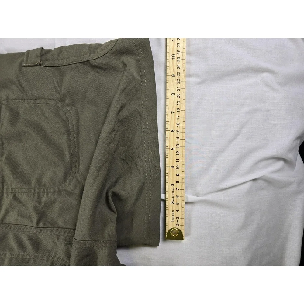 North Face Shorts Mens Large Green Outdoor Hiking Quick Dry Pockets Performance‎